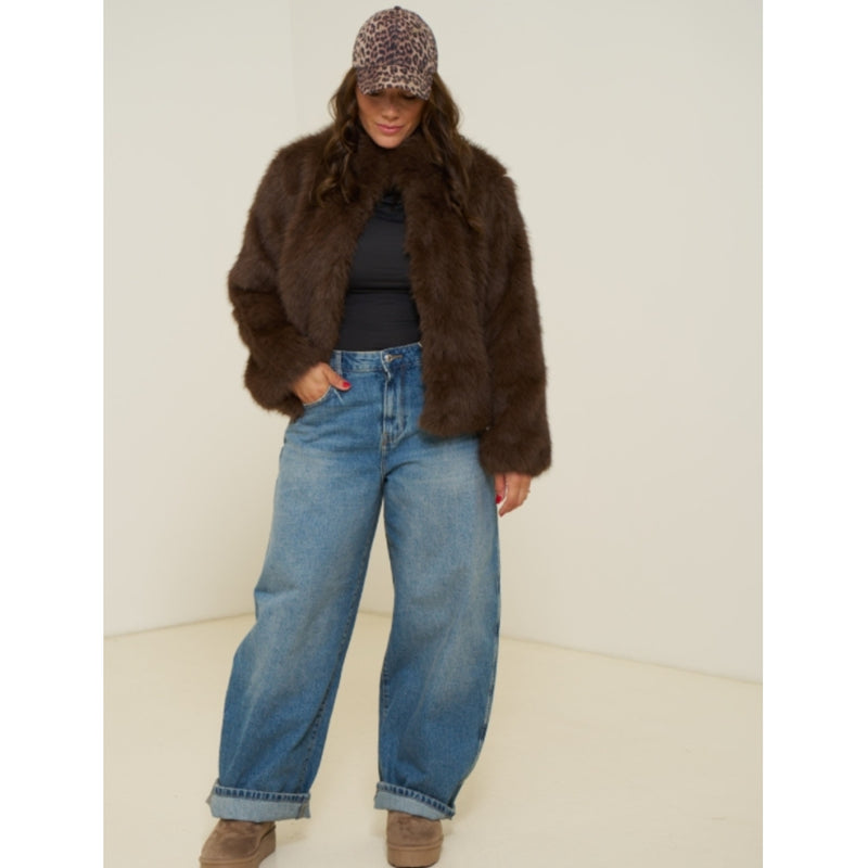 Vero Moda Vero Moda damjacka VMMONROE Jacket Chocolate Torte