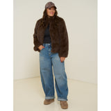 Vero Moda Vero Moda damjacka VMMONROE Jacket Chocolate Torte