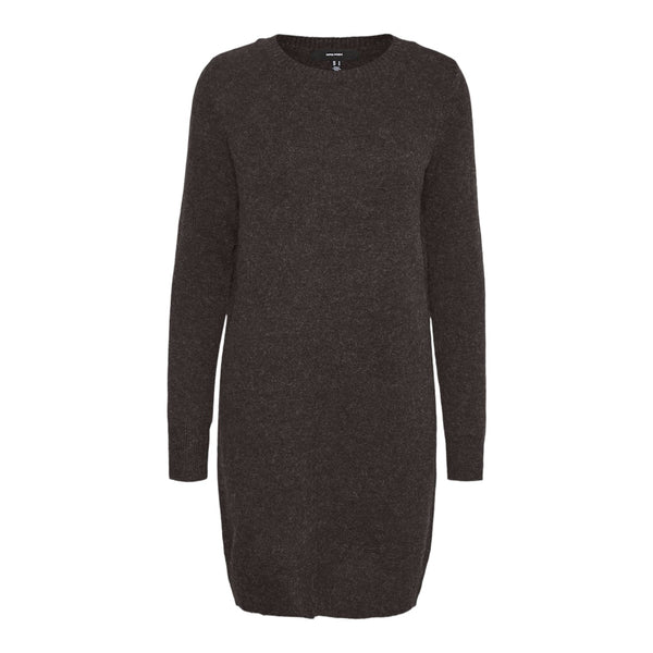 Vero Moda Vero Moda damstickad klänning VMDOFFY Dress Chocolate Torte