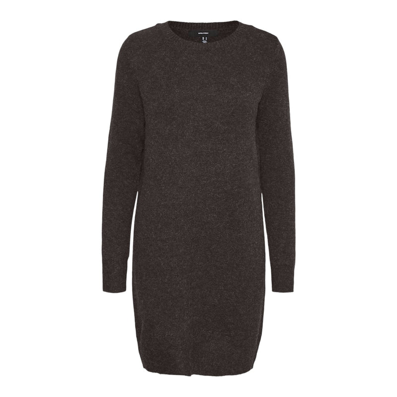 Vero Moda Vero Moda damstickad klänning VMDOFFY Dress Chocolate Torte