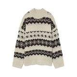 Vero Moda Vero Moda damstickad tröja VMAMPLE Knit Birch chocolate torte