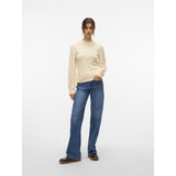 Vero Moda Vero Moda damstickad tröja VMNEWLIMONE Knit Birch