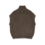 Vero Moda Vero Moda damstickad väst VMSALTY Vest Chocolate Torte