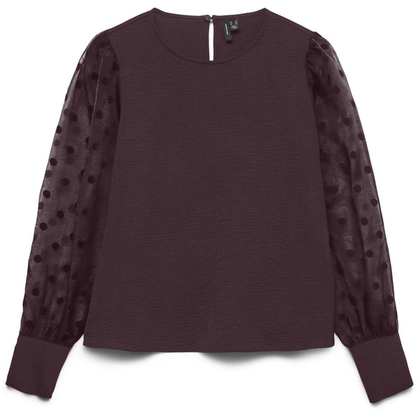 Vero Moda Vero Moda damtopp VMALVA Top Winetasting