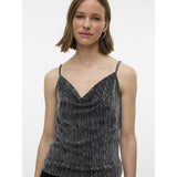 Vero Moda Vero Moda damtopp VMRITA Top Black Silver lurex