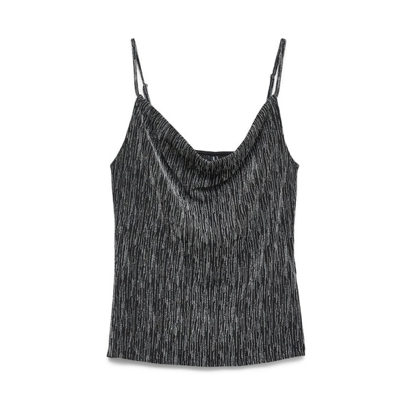 Vero Moda Vero Moda damtopp VMRITA Top Black Silver lurex