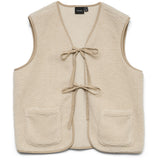 Vero Moda Vero Moda damväst VMCLEO Vest Oatmeal