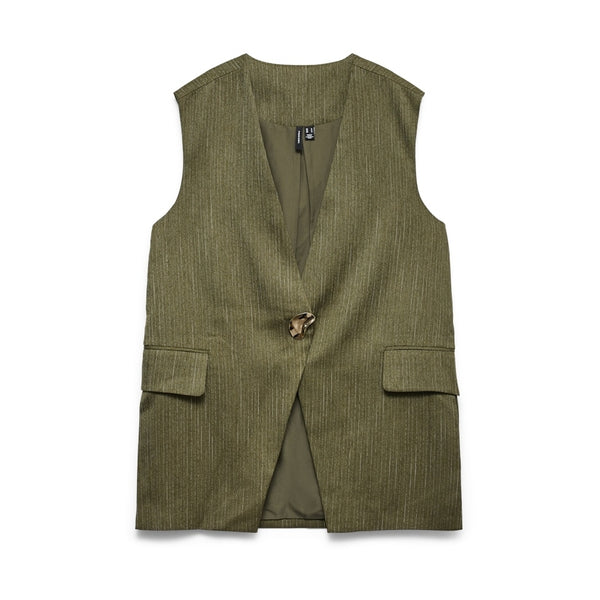 Vero Moda Vero Moda damväst VMKYLAN Vest Dark Olive