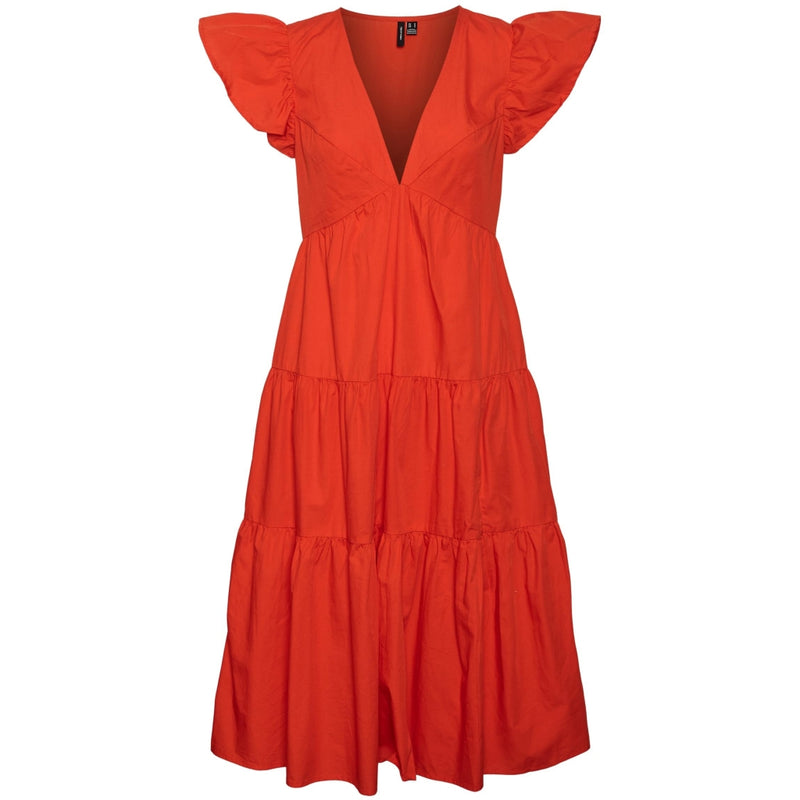 Vero Moda Vero Moda klänningVMJARLOTTE Restudsalg Spicy Orange