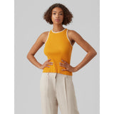 Vero Moda Vero Moda o-neck top VMSAUNTER Restudsalg Radiant Yellow