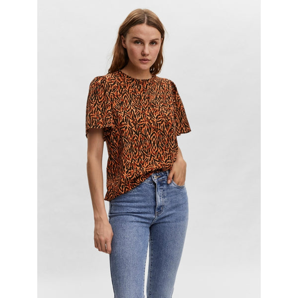 Vero Moda Vero moda dam blus VMSIENNA  Cinnamon stick