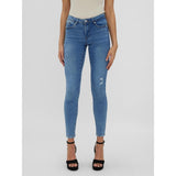 Vero Moda Vero moda dam jeans VMTANYA Restudsalg Jeans Blue