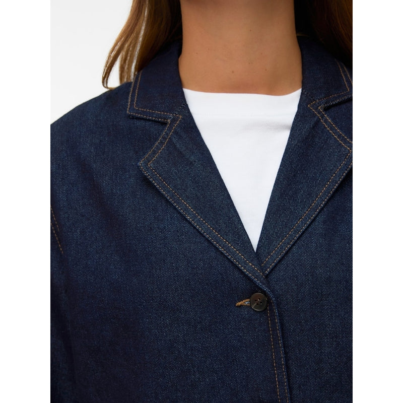 Vero Moda Vero moda dam kavaj VMKANIKA Blazer Dark Blue Denim