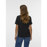 Vero Moda Vero moda dam t-shirt VMPAULINA T-shirt Black