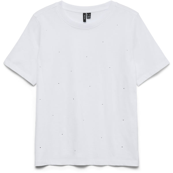 Vero Moda Vero moda dam t-shirt VMPAULINA T-shirt Bright White