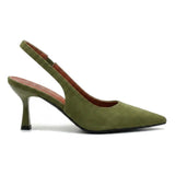 SHOES Vibeke dam klackskor P-1523 Shoes Green