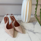 SHOES Vibeke dam klackskor P-1523 Shoes Khaki