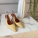 SHOES Vibeke dam klackskor P-1523 Shoes Yellow