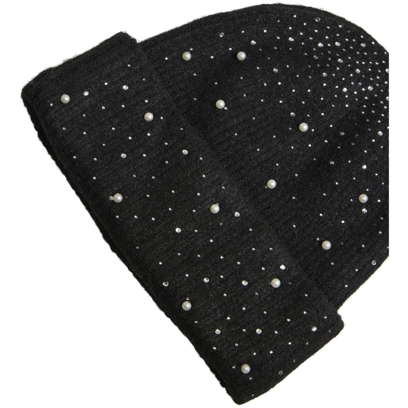 VILA Vila dam Beanie mossa VISUMM Hats Black