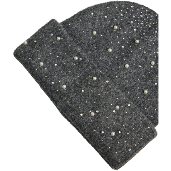 VILA Vila dam Beanie mossa VISUMM Hats Dark grey melange