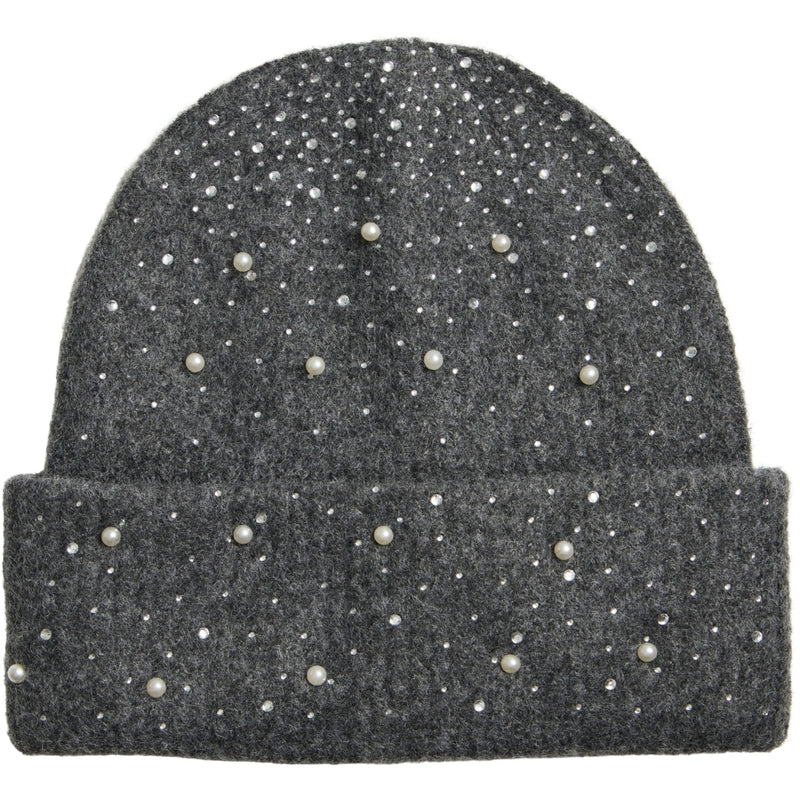 VILA Vila dam Beanie mossa VISUMM Hats Dark grey melange