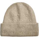 VILA Vila dam Beanie mossa VISUMM Hats Natural MELANGE