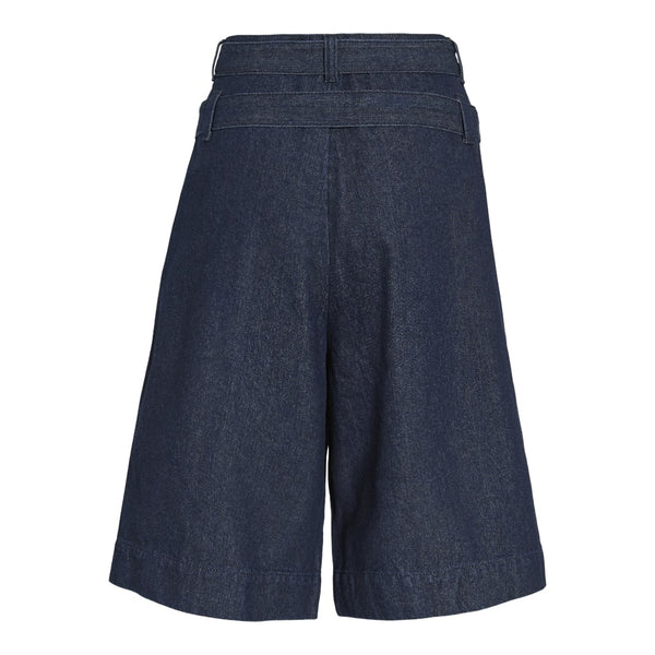 VILA Vila dam denim shorts VIADONA Shorts Dark Blue Denim