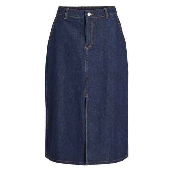 VILA Vila dam kjol VIKIRA Skirt Dark Blue Denim