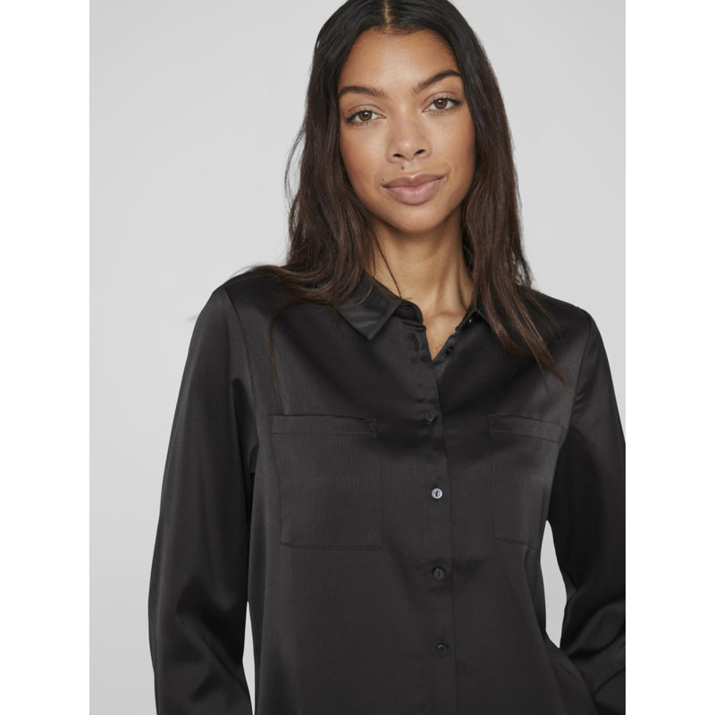 VILA Vila dam skjorta VIJETRA Shirt Black