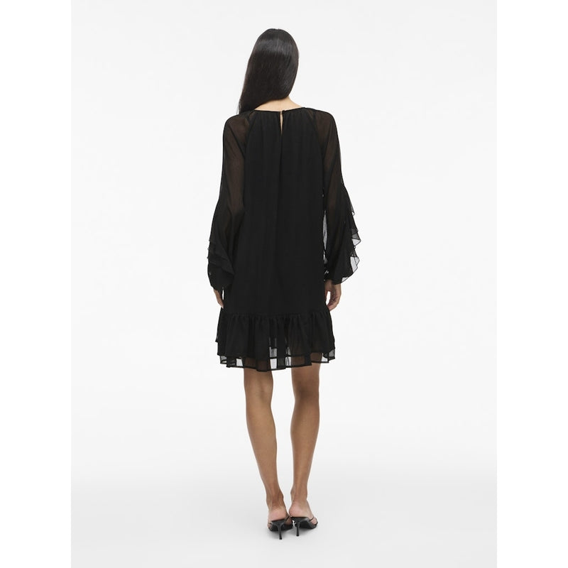 VILA Vila damklänning VIBINNA Dress Black Beauty