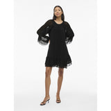 VILA Vila damklänning VIBINNA Dress Black Beauty