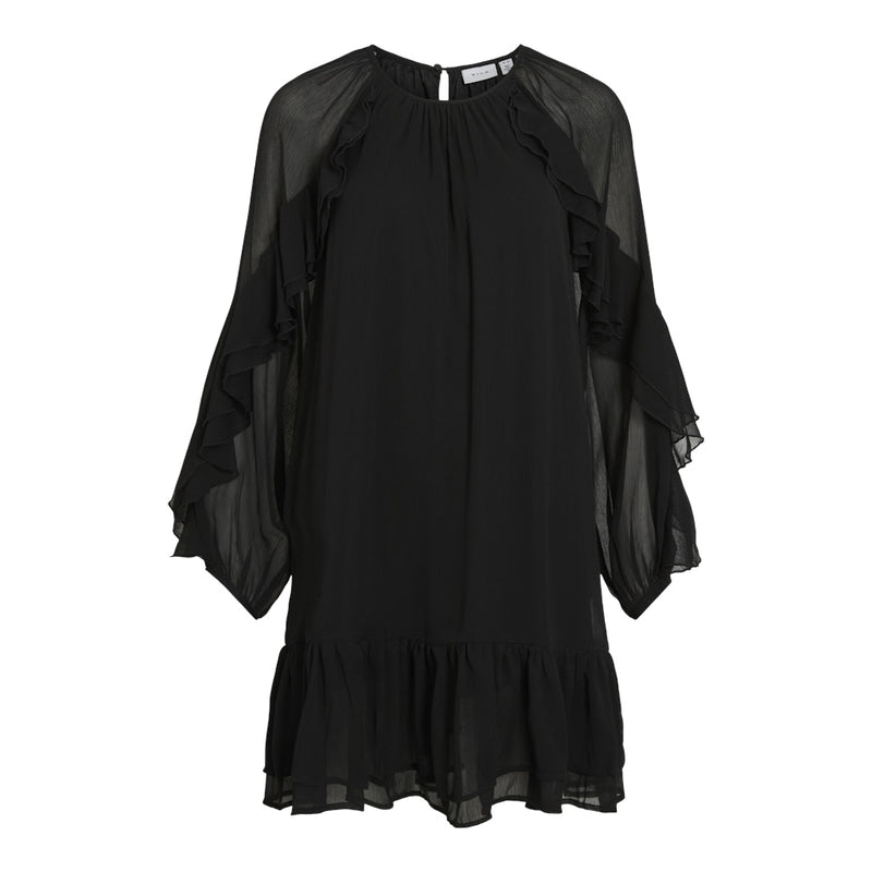 VILA Vila damklänning VIBINNA Dress Black Beauty