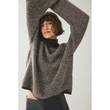 VILA Vila damstickat VILORY Knit Coffee Bean