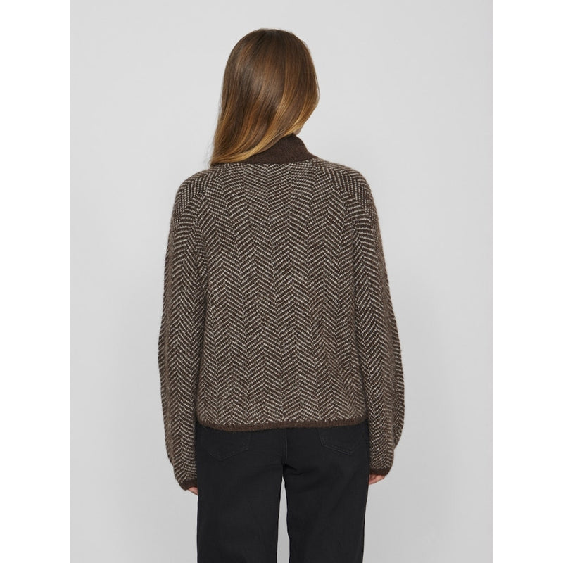 VILA Vila damstickat VILORY Knit Coffee Bean