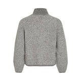 VILA Vila damstickat VILORY Knit Medium grey melange