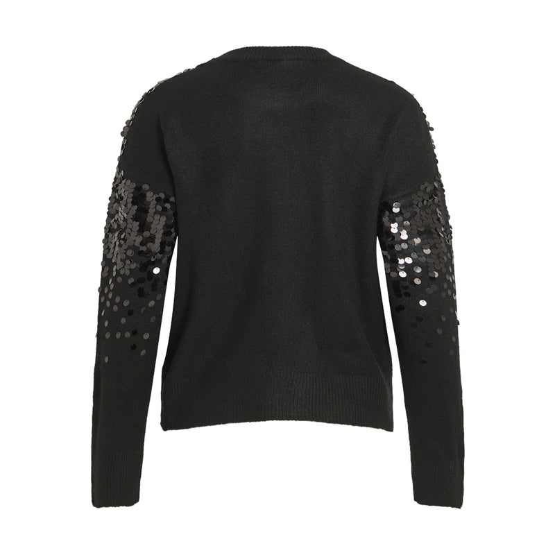 VILA Vila damstickning VISIQUIN Knit Black Beauty