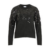 VILA Vila damstickning VISIQUIN Knit Black Beauty
