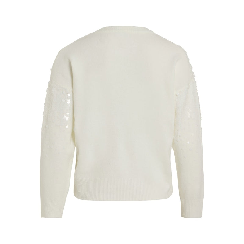 VILA Vila damstickning VISIQUIN Knit White