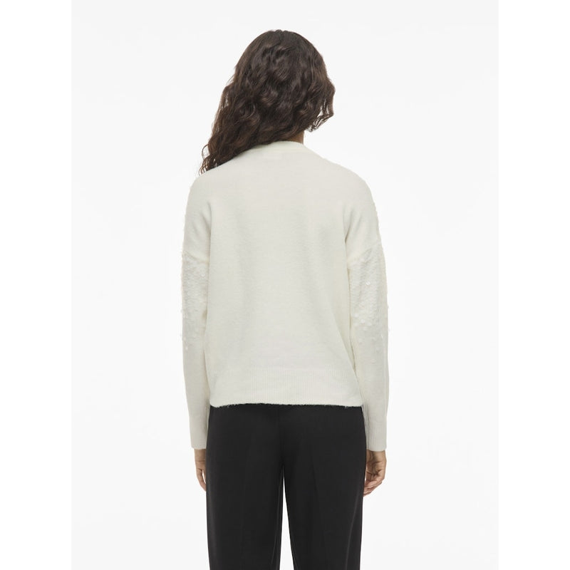 VILA Vila damstickning VISIQUIN Knit White