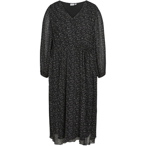 VILA Vila klänning curve dam VIDALIANA Dress Black