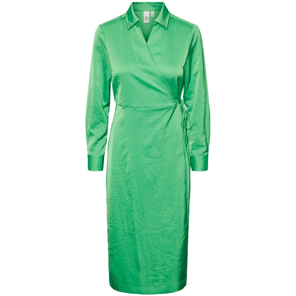 Y.A.S Y.A.S dam klänning YASSIGNE Dress Poison green