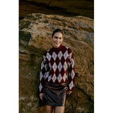 b.young b. young dam kjol BYDAINA Skirt Chocolate Plum