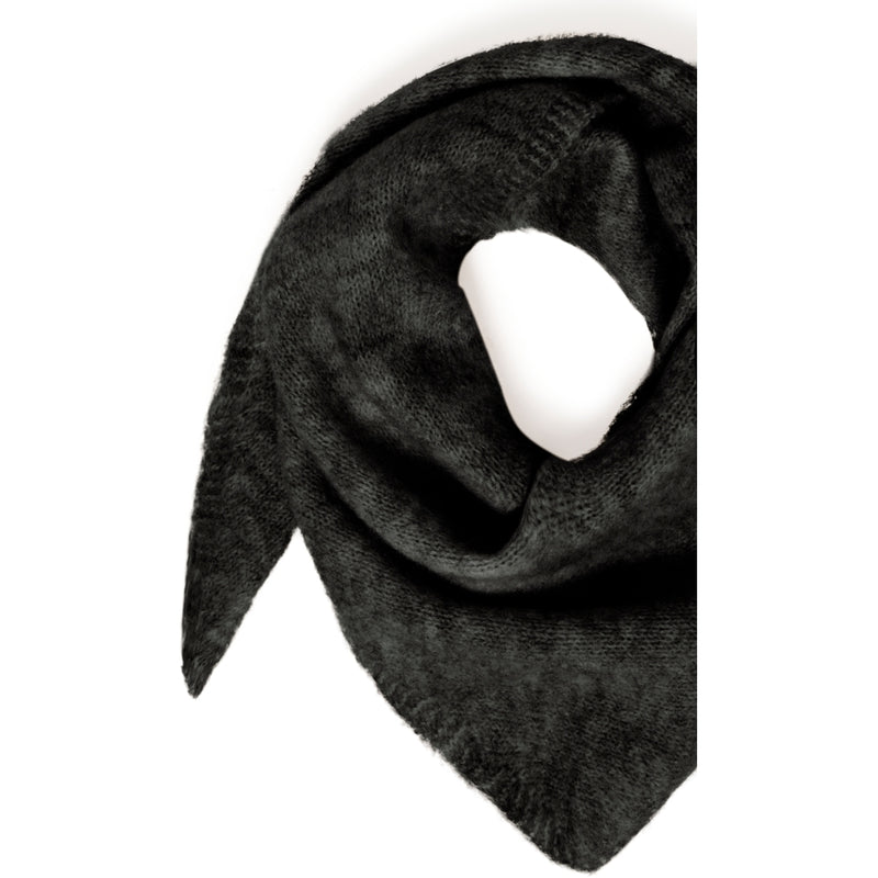 b.young b.young dam halsduk BYVIKSI Scarf Black Melange