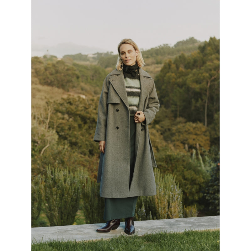 b.young b.young dam halsduk BYVIKSI Scarf Black Melange