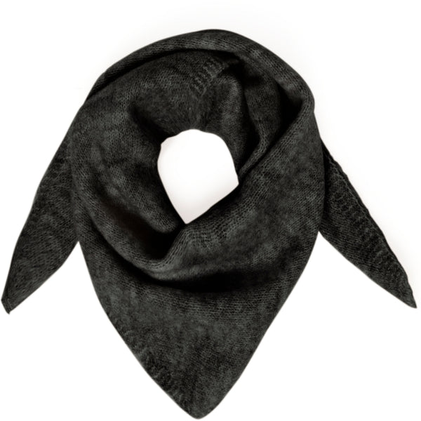 b.young b.young dam halsduk BYVIKSI Scarf Black Melange