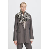 b.young b.young dam halsduk BYVILEOPARD Scarf Black Mix