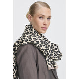 b.young b.young dam halsduk BYVILEOPARD Scarf Black Mix