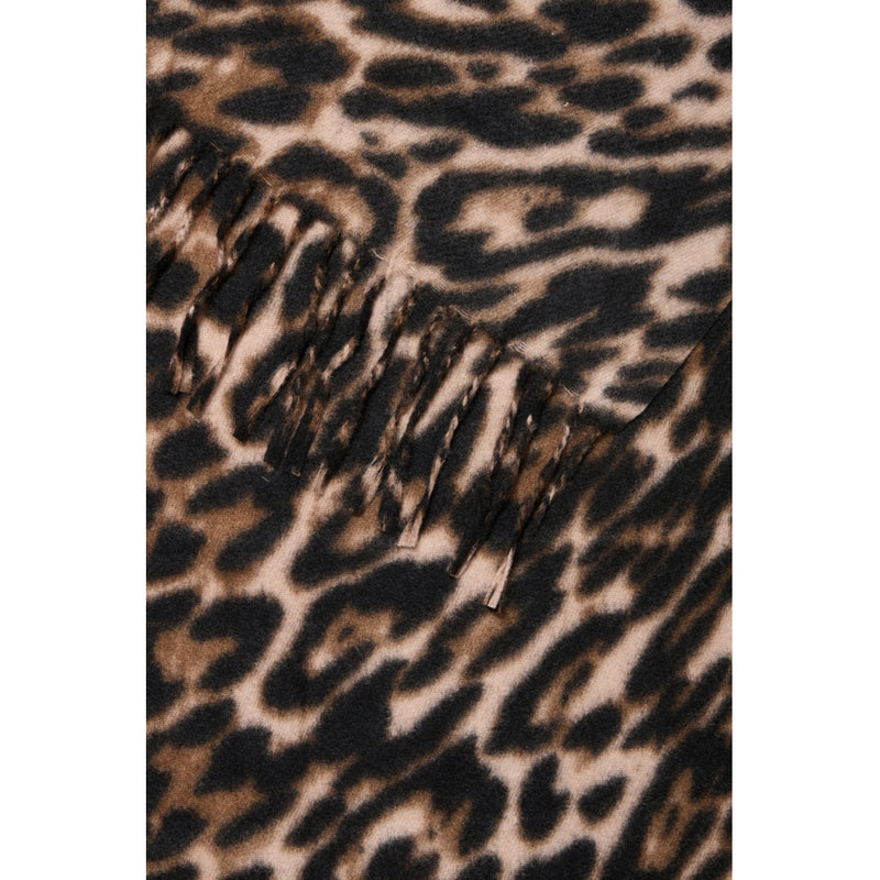 b.young b.young dam halsduk BYWEOPARD Scarf Black Mix