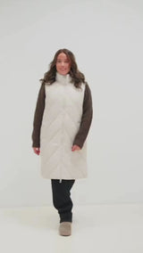 Vero Moda Vero Moda dam väst VMMILLAS Jacket Oatmeal